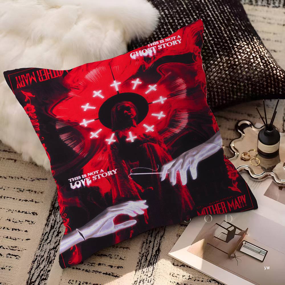Movie Mother Mary Cushion Cover Car Throw Pillow Case For Sofa Car Christmas Gift 40X40Cm 45X45Cm