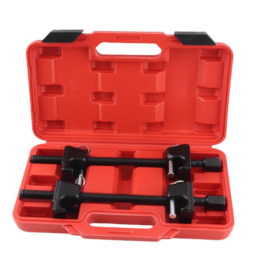 2er-Pack Schraubenfeder-Kompressorwerkzeug mit Kunststoffbox, Universell, Robuste MacPherson-Federbein-Kompressor-Baugruppe
