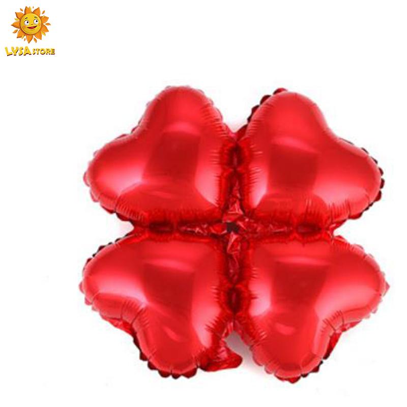 Four-leaf Clover Aluminum Foil Balloons for Wedding Decoration Birthday Party Arch Balloon Anniversary Opening Ceremony