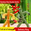 Bamboo Joint Sixth Grade Handmade DIY Toy Double Player Battle Educational Game