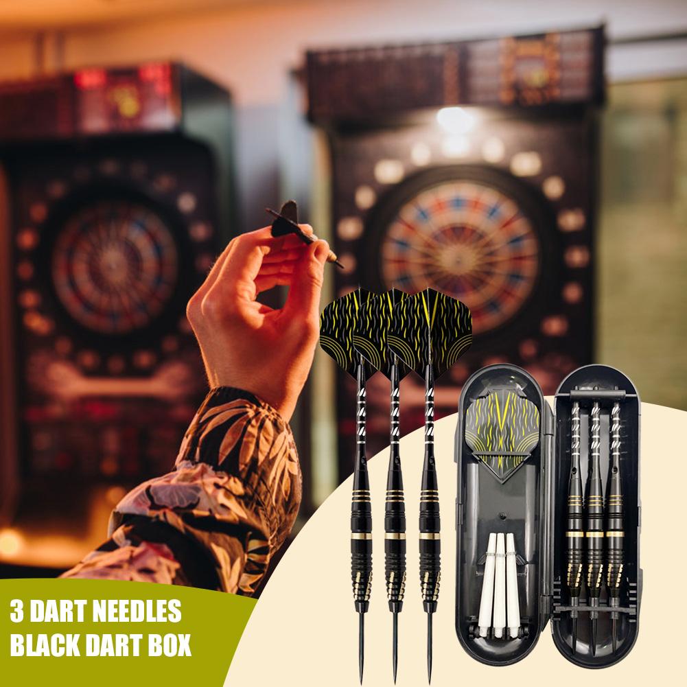 3pcs/Set Needle Tip Darts Lightweight Dart Flights Shafts Replaceable Multipurpose with Storage Case for Amusement Games