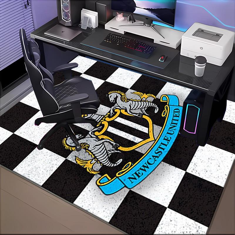 United Crest Printed Office Carpet Chair Cushion Entryway Rug, Rugs for Living Room, Bedroom Christmas gifts