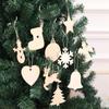 Christmas Tree Ornaments Christmas Decorations Christmas Tree Pendant Wooden Tags Wooden Slices