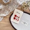Korean Handmade Floral Plaid Lace Hair Clips for Little Girls