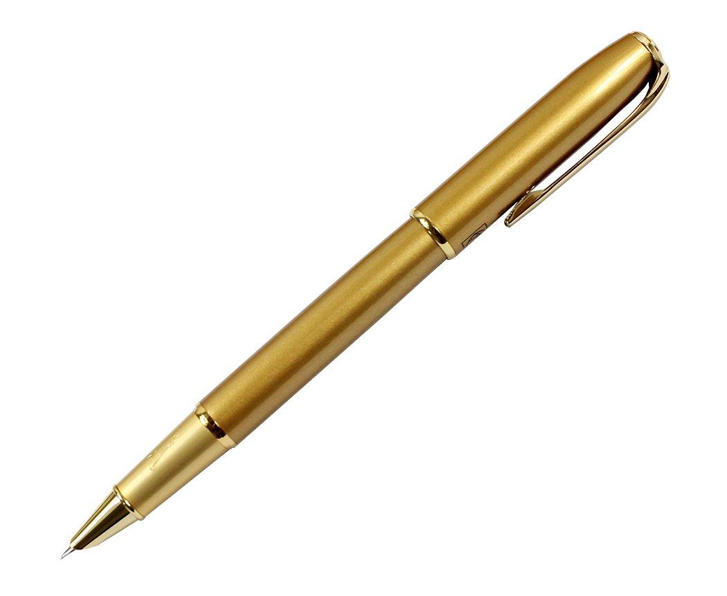 Gullor Advanced Picasso Fountain Pen 916 Picasso Iridium Pen White and Silver Clip Pen Gold