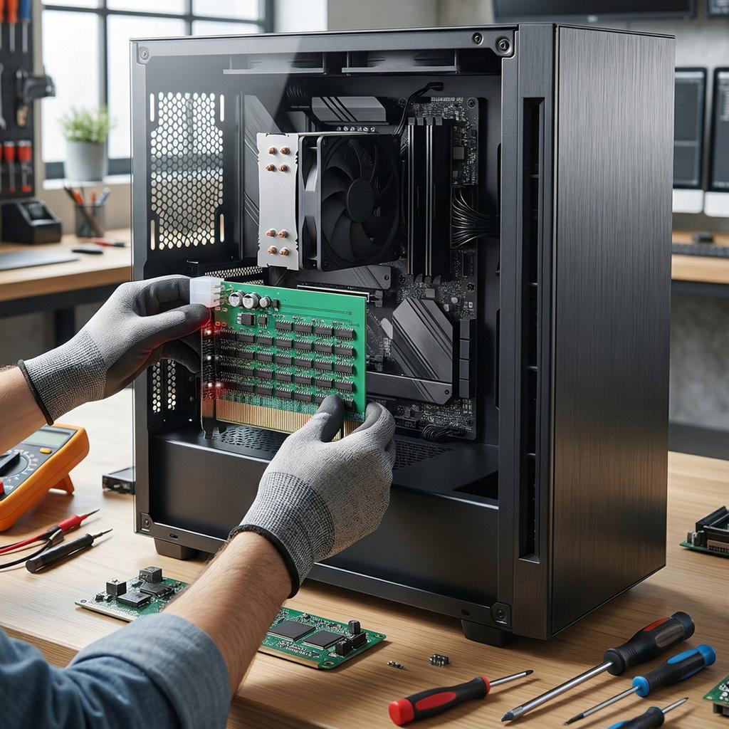 Işıklı PCI Express Slotlu PCIe 16X Test Kartı Anakart Tanılama Test Cihazı Type C Güç Kaynağı Desteği