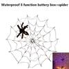 Halloween Led String Light Spider Web Ghost Festival Atmosphere Light For Haunted House Party Decoration Colorful Lighting