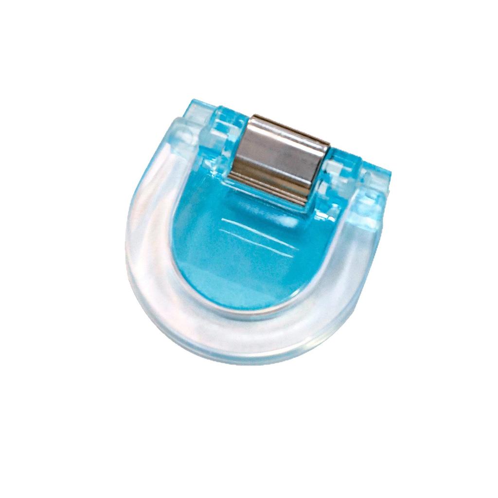 D-Shaped Transparent Folding Document Clips - Trace-Free Binding Set