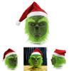 Rascal Grünes Monster Der Grinch Maske Mit Weihnachtsmütze Für Erwachsenen Cosplay Spaß
