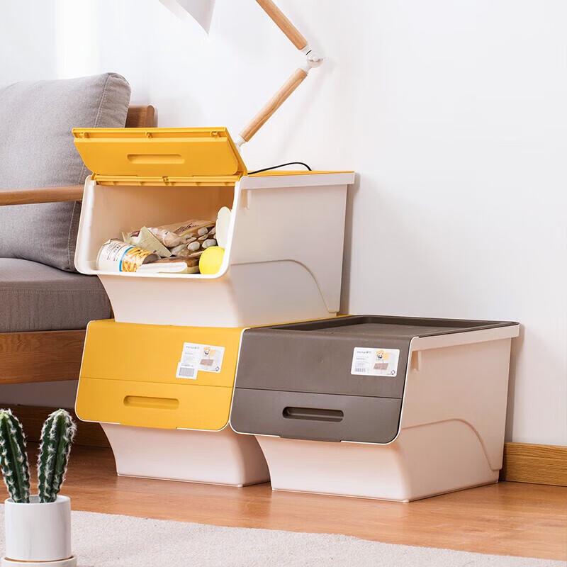 CHAHUA Slanted Flip-Lid Storage Box