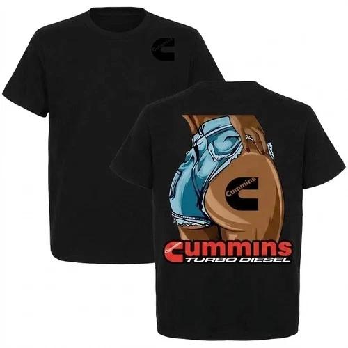 Cummins Diesel Turbo Truck Lifestyle Graphic T-Shirt 2 Sided Racing Fan T-Shirt M