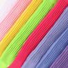 Women Calf Socks, Middle Tube Solid Color Crew Socks Colorful Mid-length Stockings Fashion Socks for Women