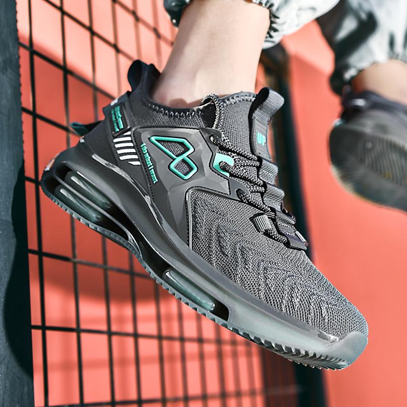 Large size new autumn running shoes breathable fly-woven mesh sports and leisure shoes blade shoes