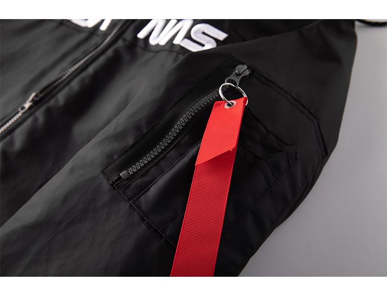 Astronautská nadměrná pánská baseballová bunda - Volný střih, jarní/podzimní kabát