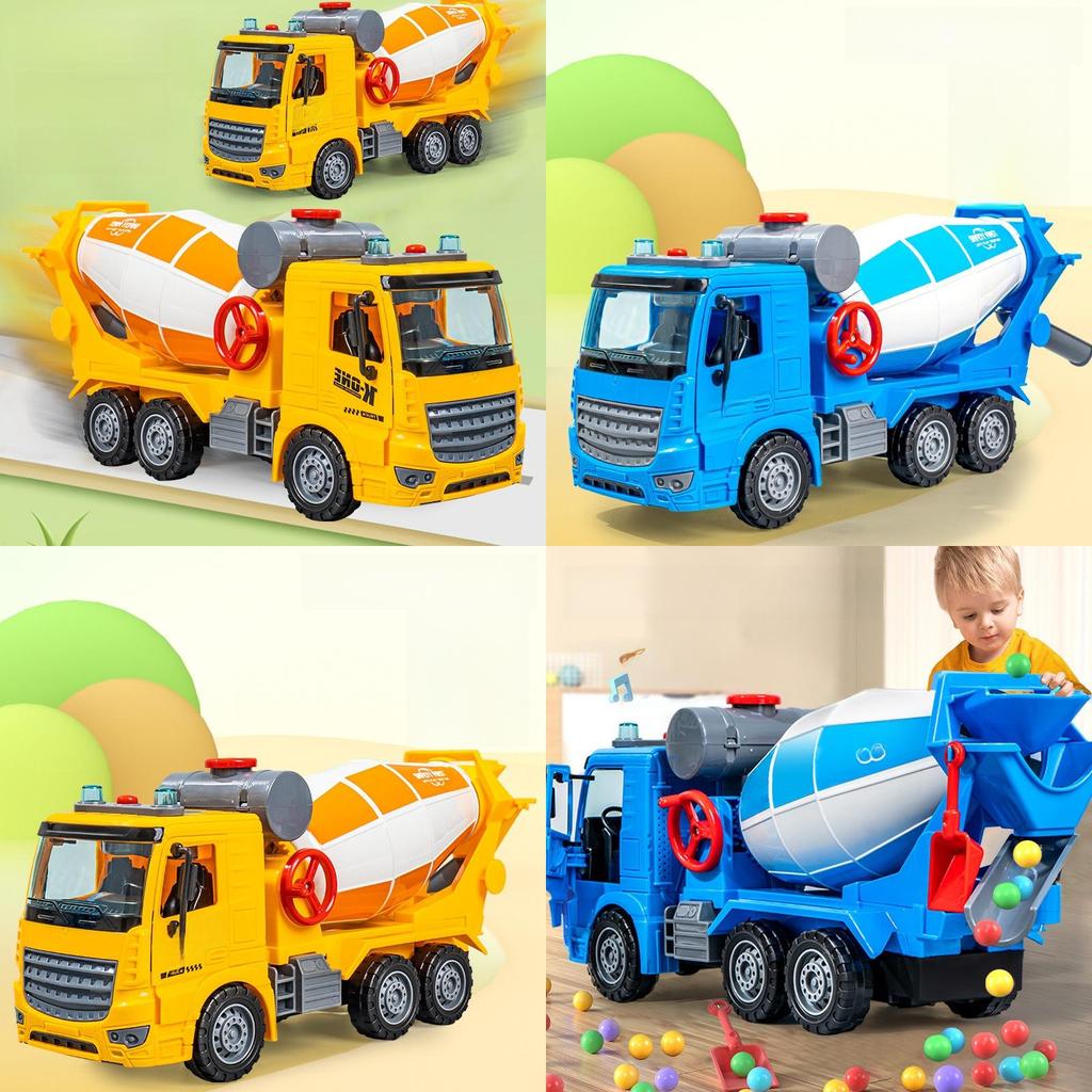 Trägheits-Baufahrzeug-Spielzeug mit Ton und Licht für Jungen und Kinder