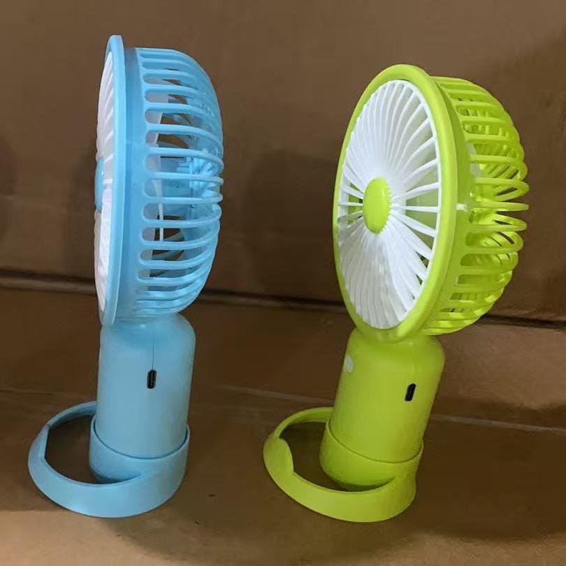 Portable USB Rechargeable Mini Fan: Three-Speed Summer Desktop or Handheld Fan for Students and Children