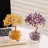 Citrin und Amethyst Reichtumsbaum Feng Shui Schreibtischornament