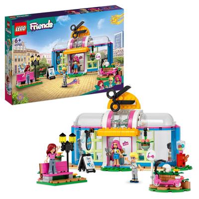 LEGO Friends Peluquería de Ciudad Corazón 41743 Juguete, Bloques de Construcción, Juego de Imitación, Construcción de Ciudad, Niñas, A partir de 6 años