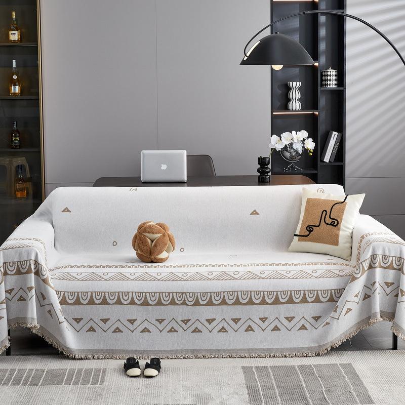 Chenille Sofa Cover Cloth All-Inclusive One-Piece Sofa Towel Four Seasons Universal Anti-Scratching Sofa Cover