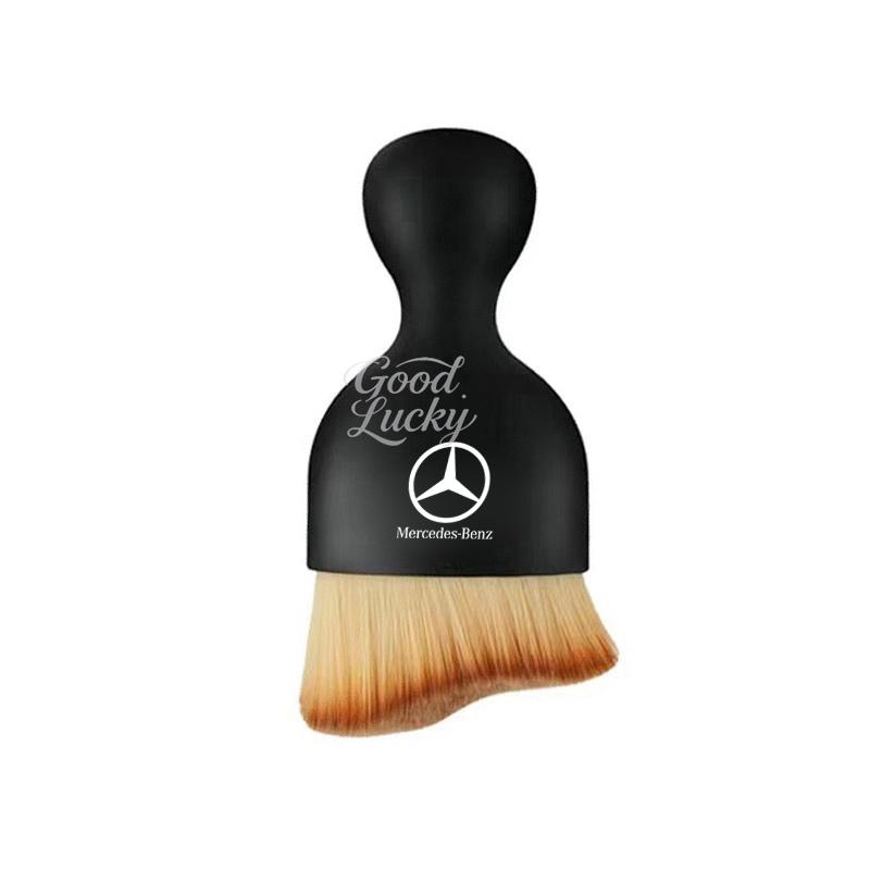Keyrings Decals Microfiber Car Towel Cleaning Cloth Cleaning brush For Mercedes Benz A B C E Class GLS GLA GLK GLC CLS CLA AMG b2