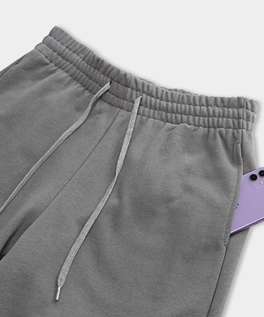 Aimnaseohyumeonbiing Pocket Detail Sweatpants - Charcoal