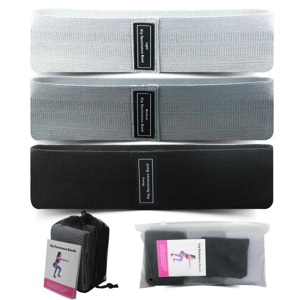 Elastic Resistance Bands for Fitness, Booty, Squat & Glute Workouts