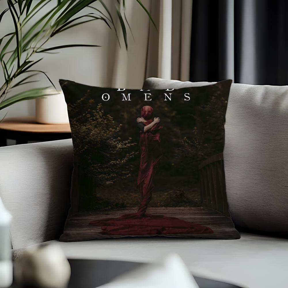 Trending Bbad Omensed Cushion Cover Antidustmite Pillowcase Invisible Zipper Silky Short Plush Sofa Cushion Cover