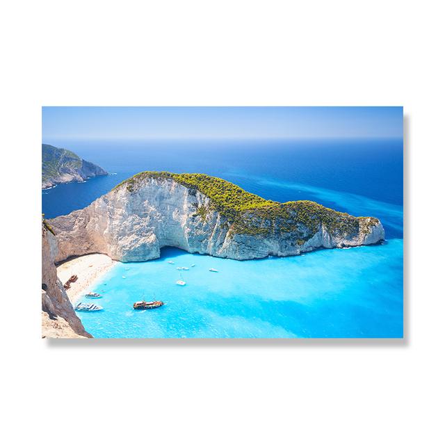 

Остров Закинтос, Греция, пейзаж, холст, картина, Навагио, пляж, морской пейзаж, океан, постеры и принты, настенное искусство, Настенный декор, Куадрос 21cm×30cm NoFrame