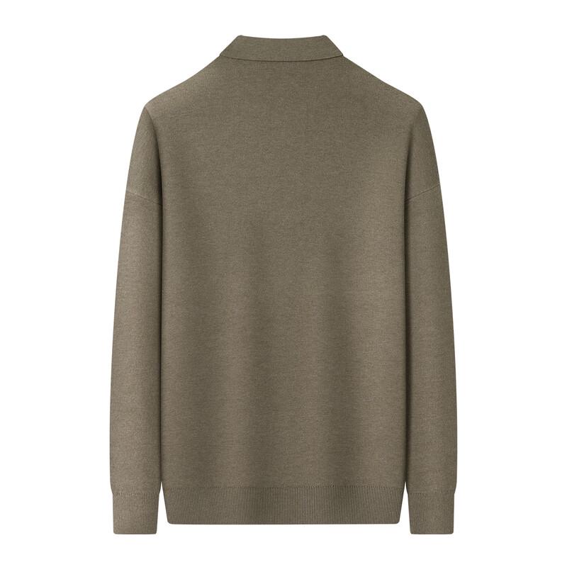 Men's Heavyweight Business Casual Polo Knit Sweater