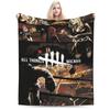 Deads by Daylights Soft Warm Blanket  Girls Boys Plush Throw Blanket Funny Home Decor Flannel Bedspread Sofa Bed Cover