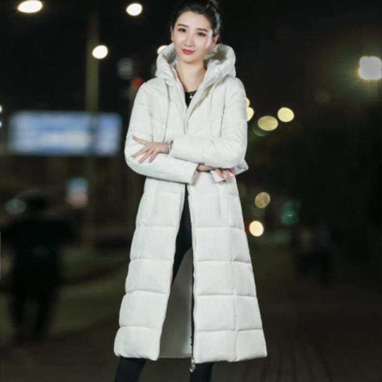 Winter Warmer Women Puffer Coat Long Hooded Padded Quilted Parka Jacket Outerwear