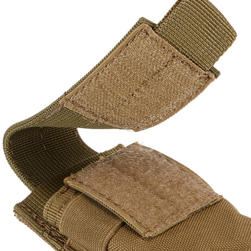Tactical Molle M5 Flashlight Pouch CQC Single Pistol Magazine Pouch Torch Holder Case Outdoor Hunting Knife Light Holster Bag  4.9