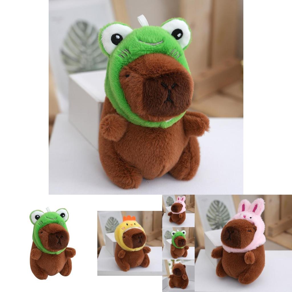 Soft And Cuddly Capybara Plush Toy Keychain Perfect For Bags With Cute Designs And Adorable Features