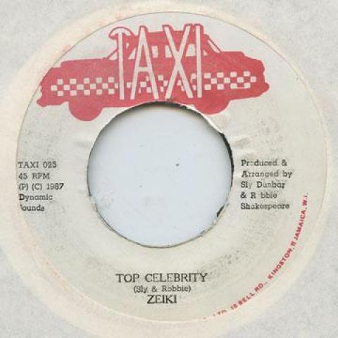 

7inch Record ZEIKI - Top Celebrity Taxi025 Taxi 1987 Jamaica Reggae, Ska & Dub