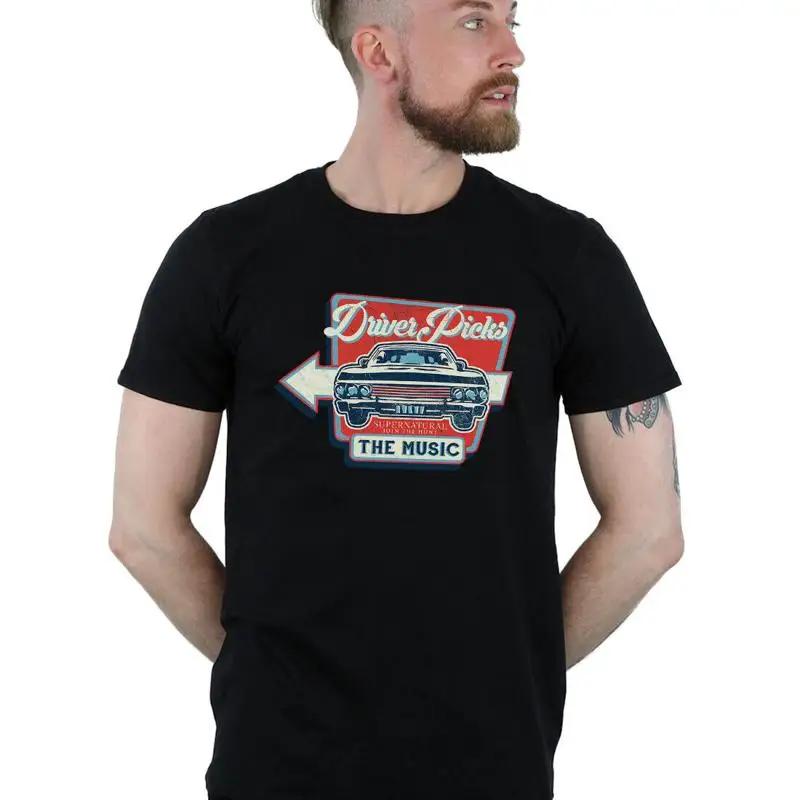 Supernatural Men s Driver Picks The Music T-Shirt S