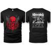 Men's Letter Print Round Neck Tee Black Father
