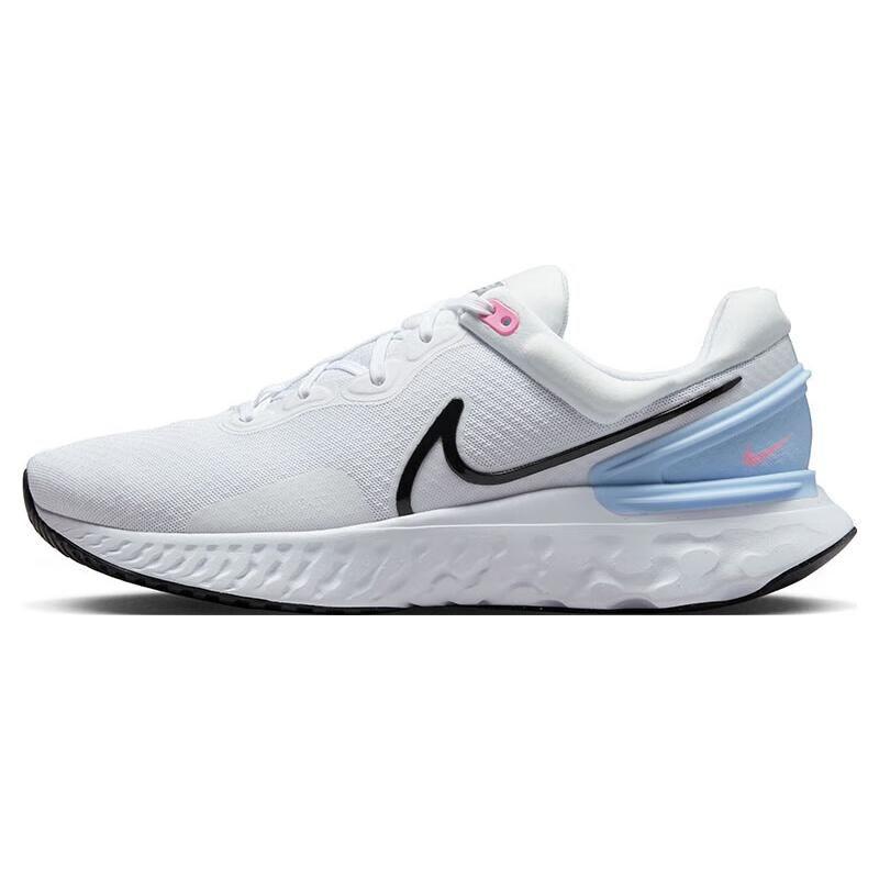 Nike React Miler 3 Comfortable Durable Shock Absorption Low Top Running Shoes Men Sneaker White DD0490-102