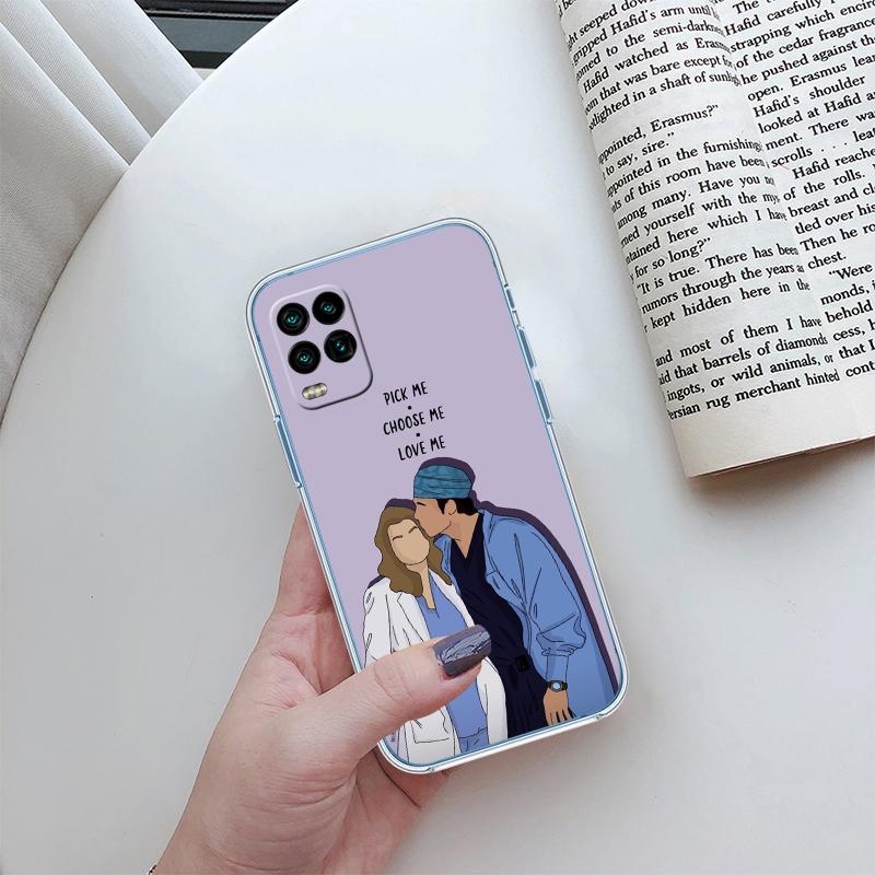Grey's Anatomy Transparent Phone Case for Motorola Moto G7 G8 G9 G84 G85 G73 G24 G15 Z2 Play Power Plus