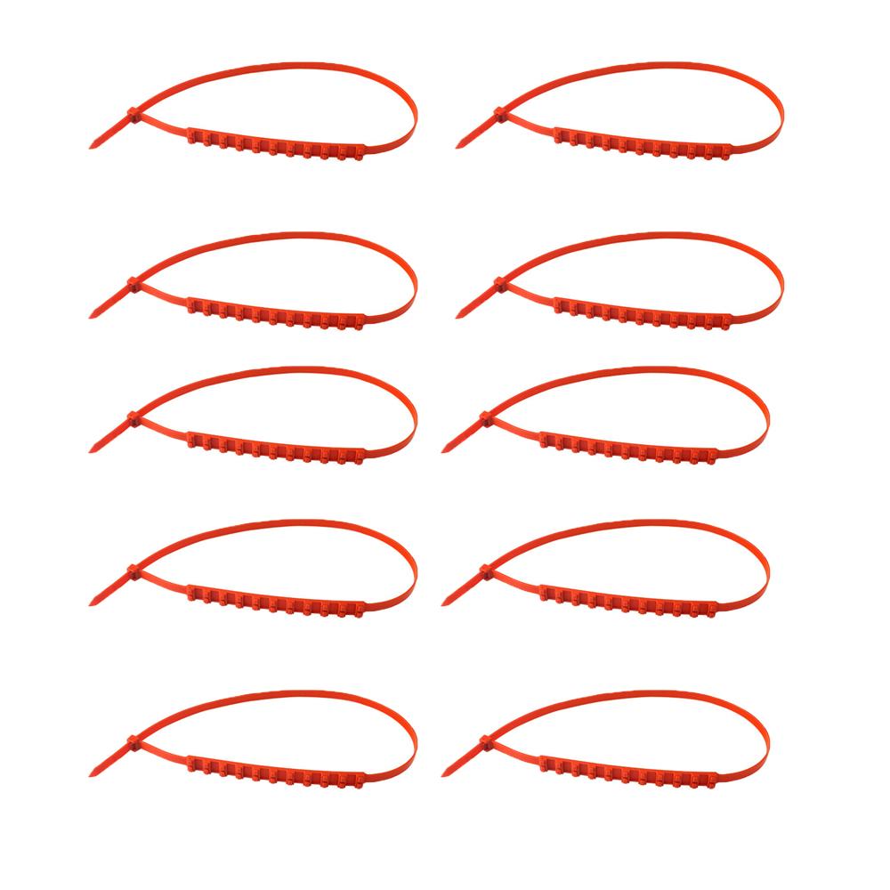 

10PC/Set Snow Chain Cable Tie Nylon PE Car Non-slip Chain Mat Anti Skid for Universal Tire SUV Wheel Tyre Rainy Day Belt Band