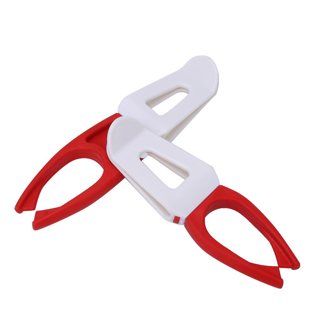 2 pcs Removable Plastic Fishing Tackle Fishing Rod Pole Rack Fish Clip Bracket Accessories