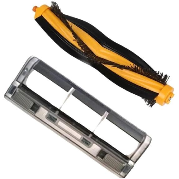 Main Brush, Main Brush Cover, Compatible for ECOVACS DEEBOT OZMO 930, Robot Vacuum Cleaner Accessories Spare Parts(Set a)