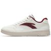 Non Slip Lightweight Low Top Skateboard Shoes Men's White Red 912518007-1