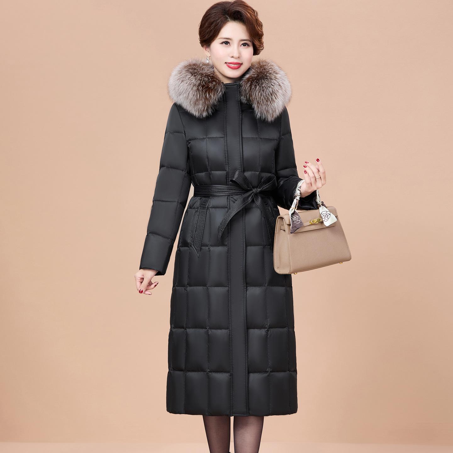 

Winter Slimming Fur Collar Down Jacket for Women - 2025 Stylish and Thickened Design 2XL (130-140 lbs)
