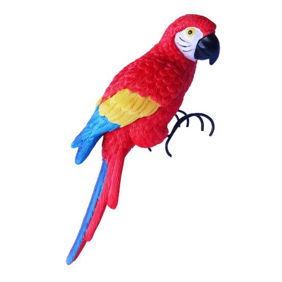 Planter Fuglefigur Resin Hagefuglstatue med Klør Blomsterpottedekor Papegøyestatue for Bonsai Hjemmedekor Gårdskunst