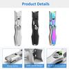 Toenail Clippers Professional Nail Cutters Large Opening Opening Toe Nail Clippers Stainless Steel Nail Clippers for Seniors