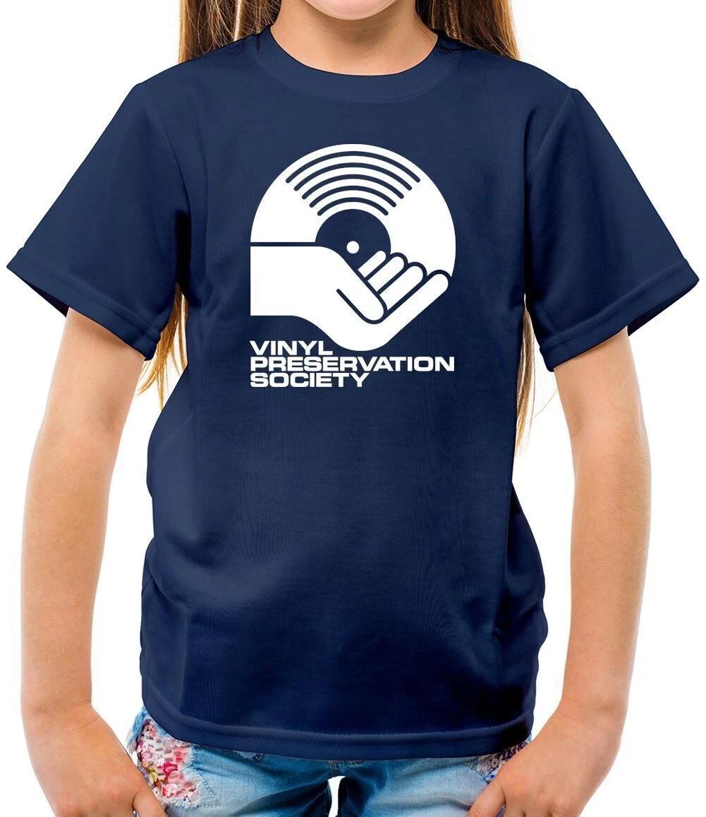 Vinyl Preservation Society - Kids T-Shirt - Music DJ Love Vinyl Gig Record 150