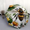 1pc Bee Floral Pattern Automatic Open/Close Umbrella - Portable Collapsible Umbrella with 8-Rib Stability, Fashion Lovers Yy251017113