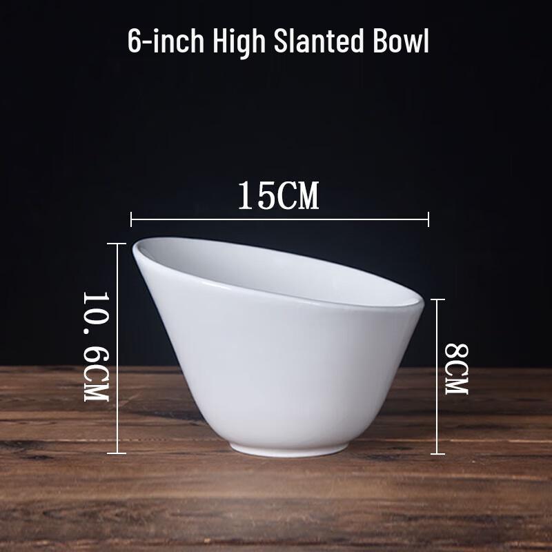 CHAHUA Slanted Ceramic Pedestal Bowl