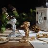 Vintage Candlestick Holders Resin Candle Holders Desktop Decoration Deluxe Candle Holders Wedding Holiday Party Candles Holder