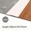 1PC 2m/78.74inch Floor Transition Strip Self Adhesive Carpet & Flooring Transitions Edging Trim Strip PVC Threshold Transitions
